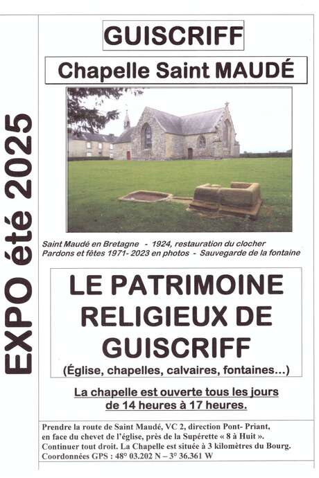 Expo à la chapelle Saint-Maudé