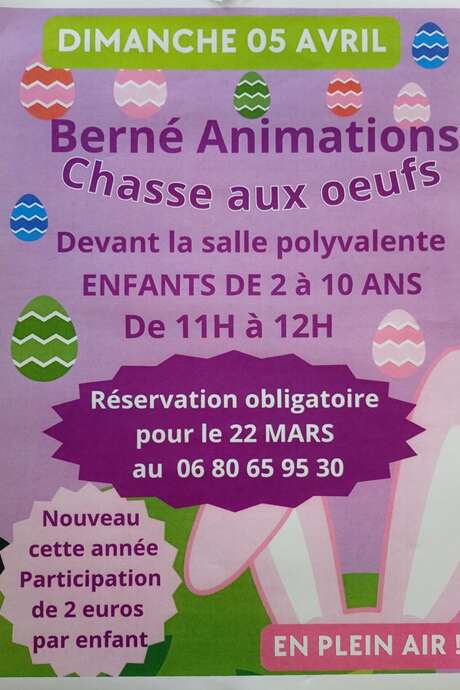 Chasse aux oeufs de Pâques