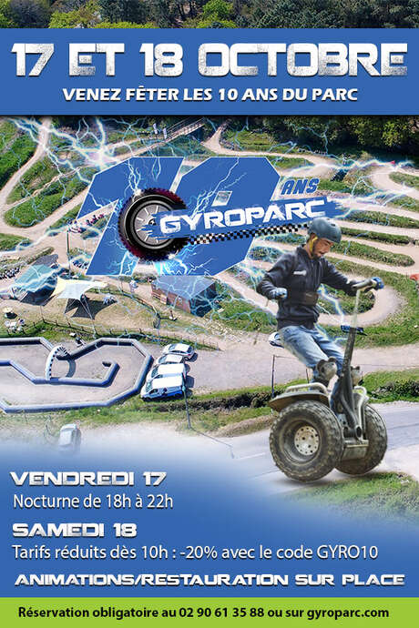 Journée spéciale pour les 10 ans du Gyroparc