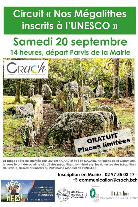 Circuit « Nos Mégalithes inscrits à l’UNESCO »