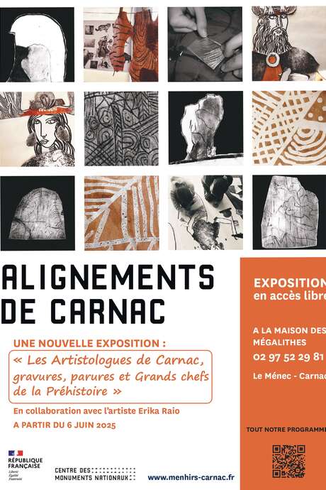 Exposition: "Les Artistologues de Carnac, gravures, parures, et Grands chefs de la Préhistoire"