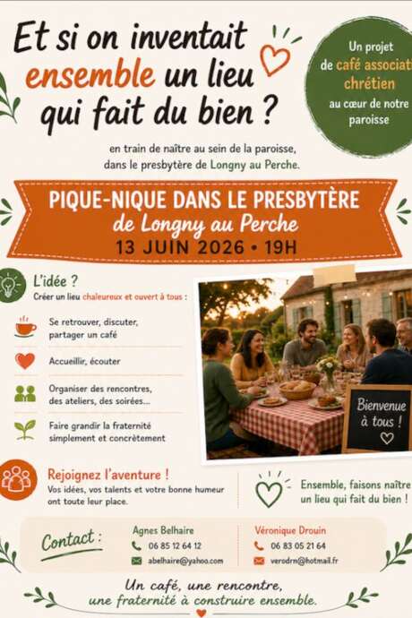 Pique-nique dans le presbytère