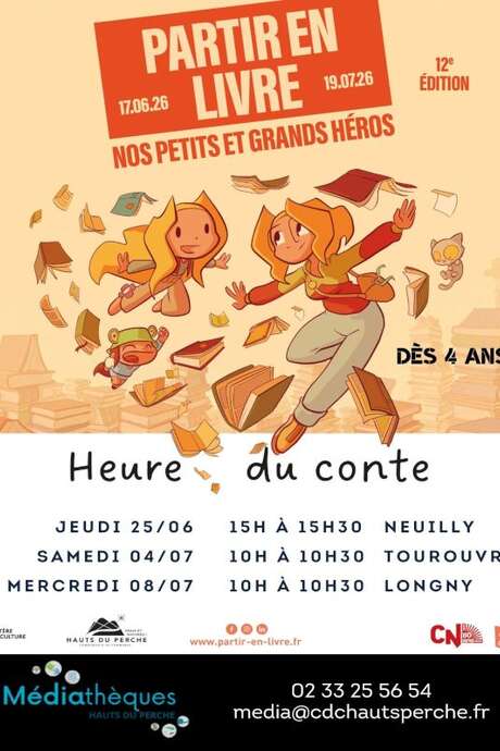 Partir en Livre 12ème édition sur le thème : Nos petits et grands héros