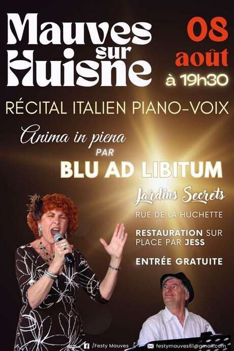Concert - Récital italien piano-voix