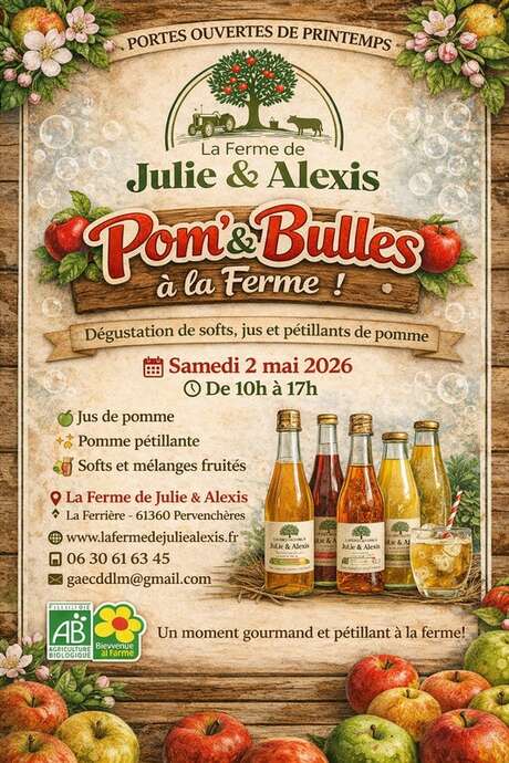 Printemps à la ferme - Portes ouvertes de la ferme de Julie & Alexis