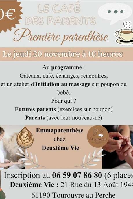 Le Café des Parents : Première Parenthèse