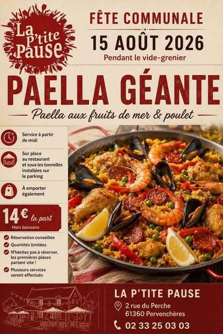 Fête communale - Paëlla géante