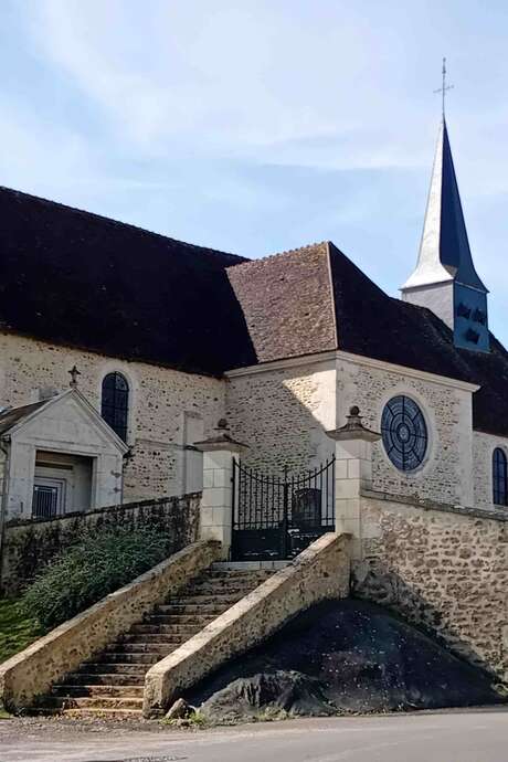 Illumination de l'église Saint-Lhomer de Courgeoût