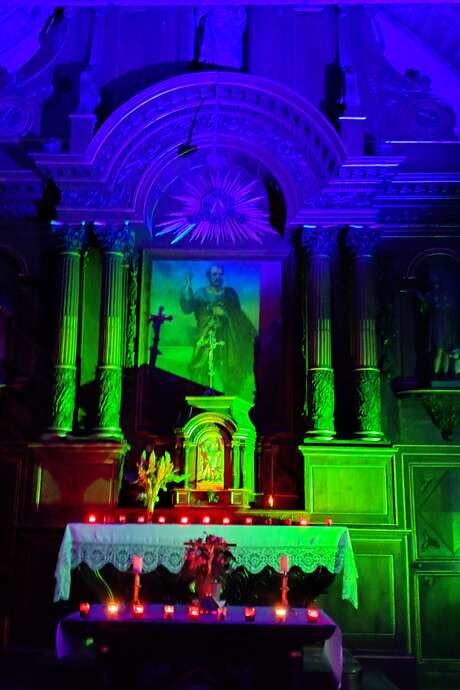 Concert et illumination de l'église Saint-Pierre