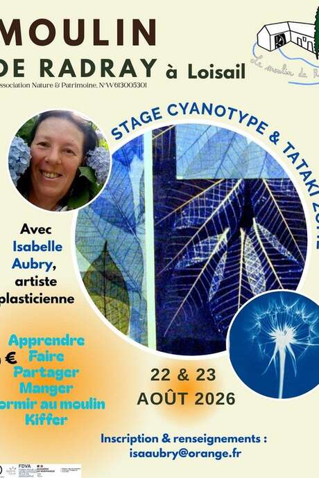 Stage cyanotype et tataki zomé