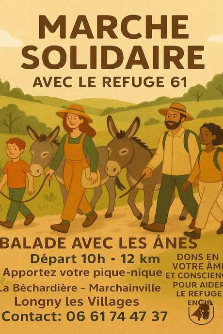 Journée nature des ânes des hauts du Perche