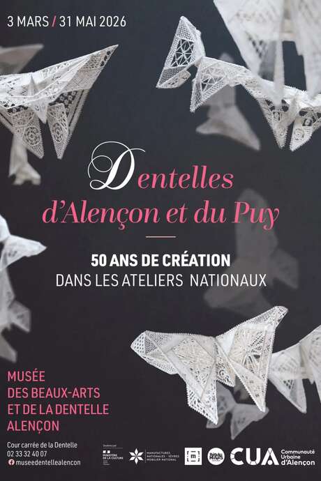 Dentelles d’Alençon et du Puy. 50 ans de création dans les ateliers nationaux