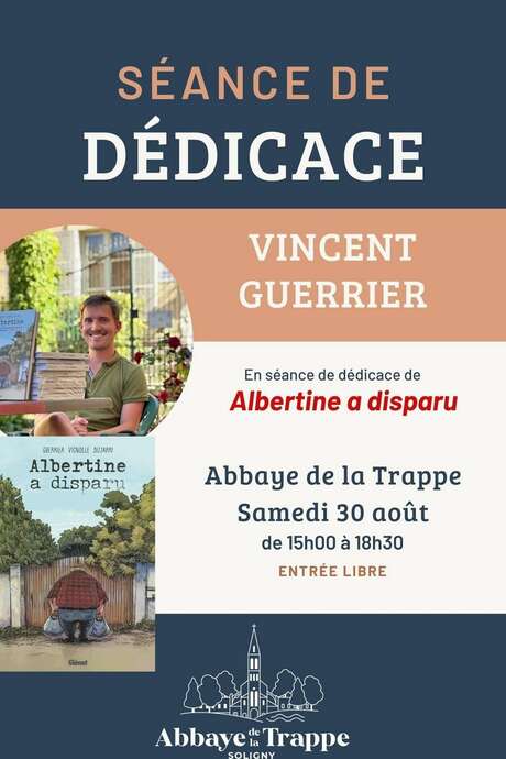 Séance de dédicace - Vincent Guerrier