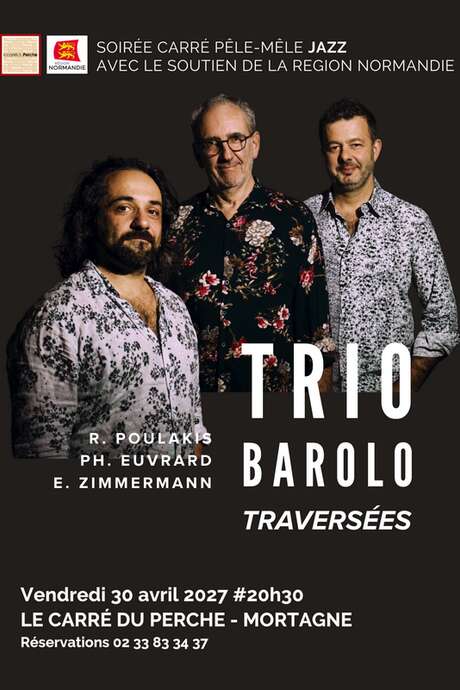 Soirée Carré Pêle-Mêle - Café-concert - Trio Barolo