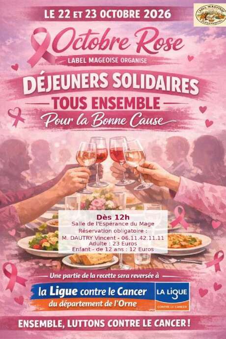 Déjeuners solidaires tous ensemble pour la bonne cause