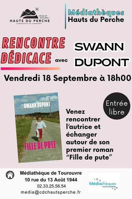 Rencontre d'auteur : Swann Dupont