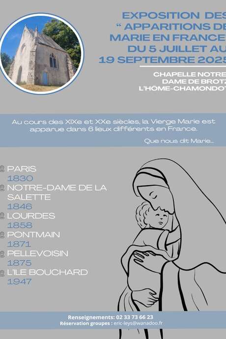 Exposition des Apparitions de Marie en France