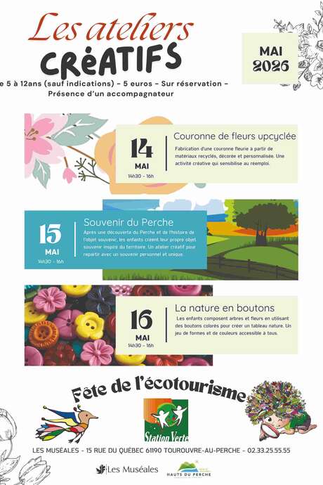 Ateliers créatifs  5-12 ans