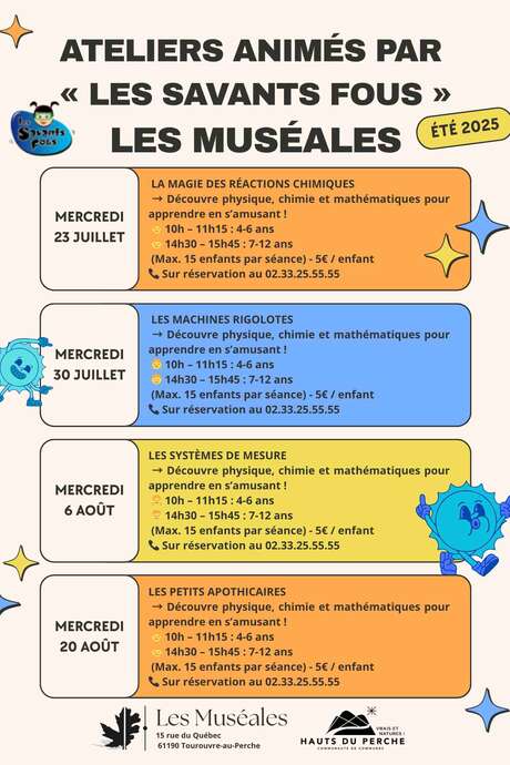 Atelier la magie des réactions chimiques