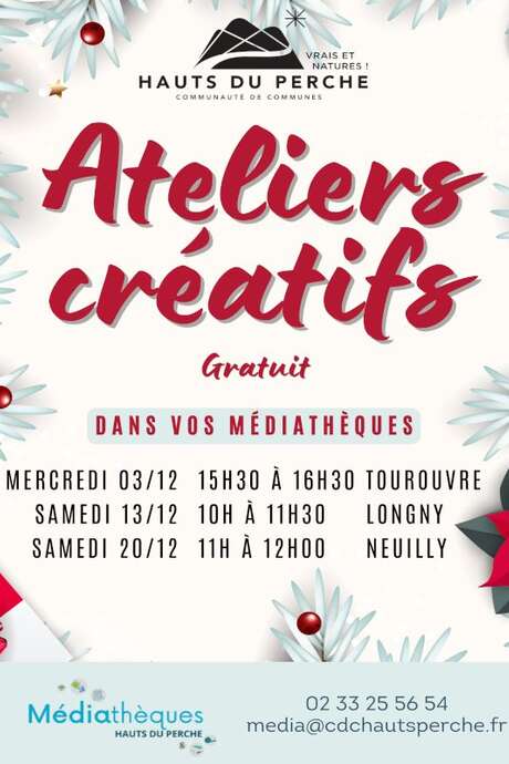 Ateliers Créatifs autour de Noël