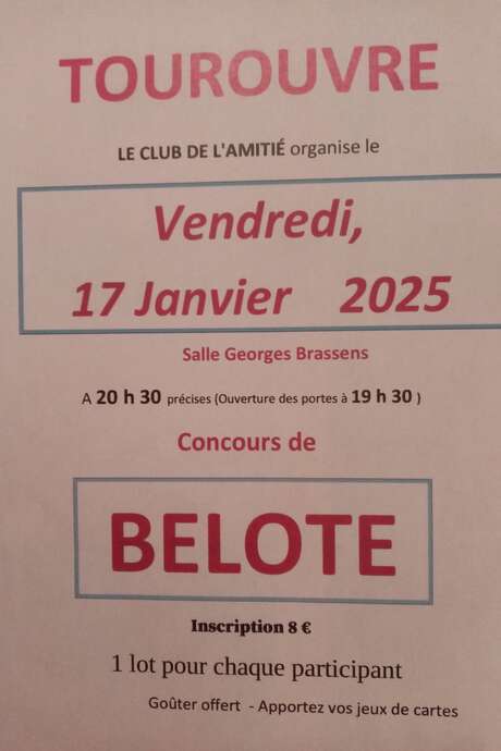 Concours de belote