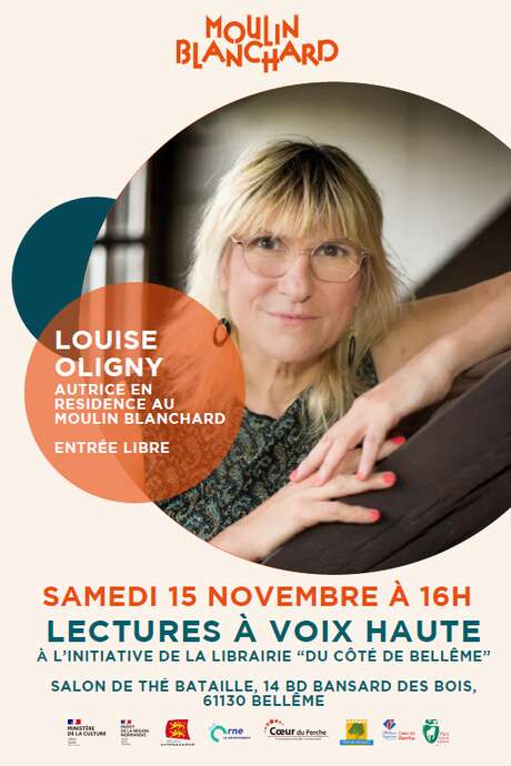 Lecture à haute voix de Louise Oligny