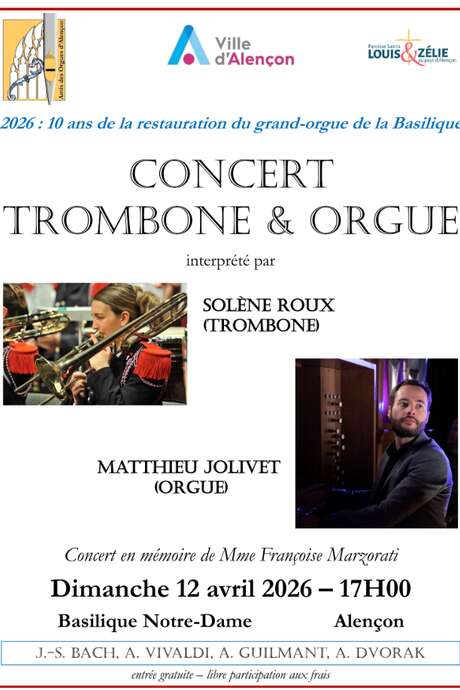 Concert trombone & Orgue