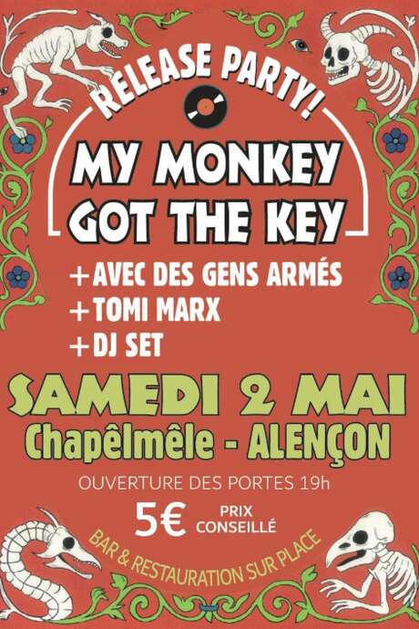 RELEASE PARTY : My Monkey Got The Key