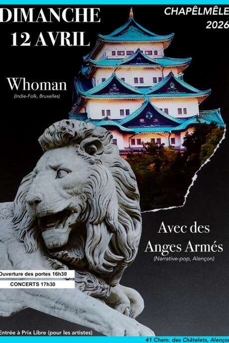 CONCERTS : Whoman + Avec des Anges Armés