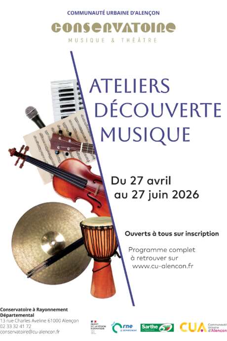 Ateliers découverte musique