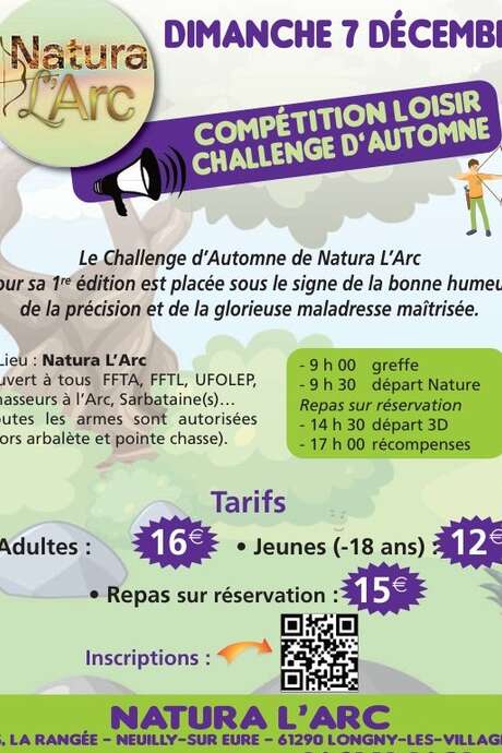 Challenge d'automne à Natura l'Arc