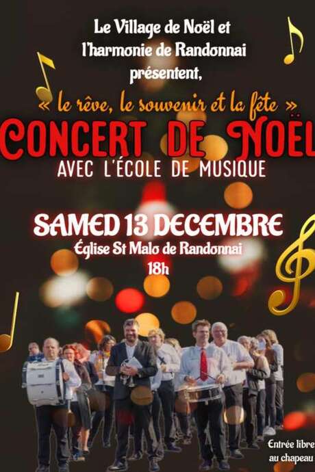 Concert de Noel "Le rêve, le souvenir et la fête" avec l’Ecole de musique de Randonnai