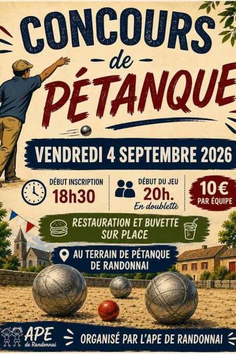 Concours de pétanque