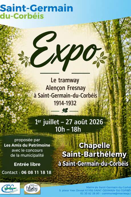 Exposition « Le tramway AlençonFresnay à Saint-Germain-du-Corbéis 1914-1932