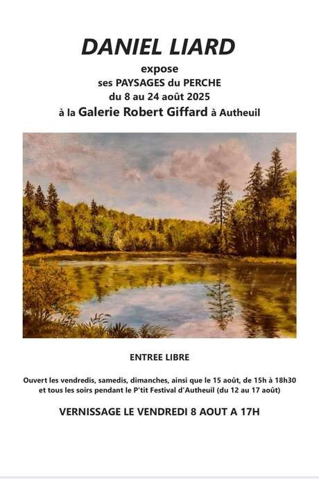 Daniel Liard expose ses paysages du Perche