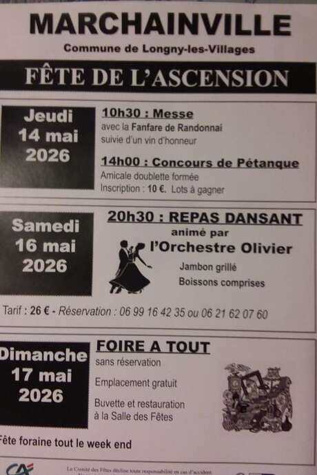 Fête de l'Ascension à Marchainville