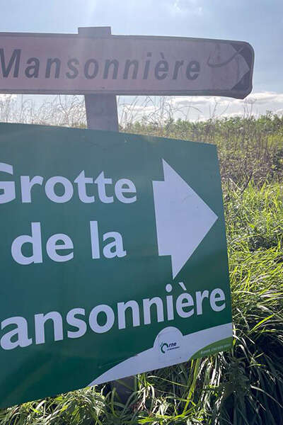 Découverte de la grotte de la Mansonnière