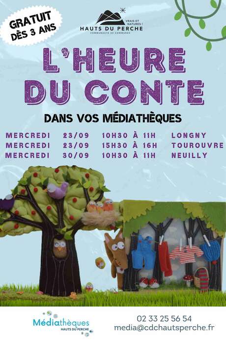 L'Heure du Conte : Histoires et Comptines