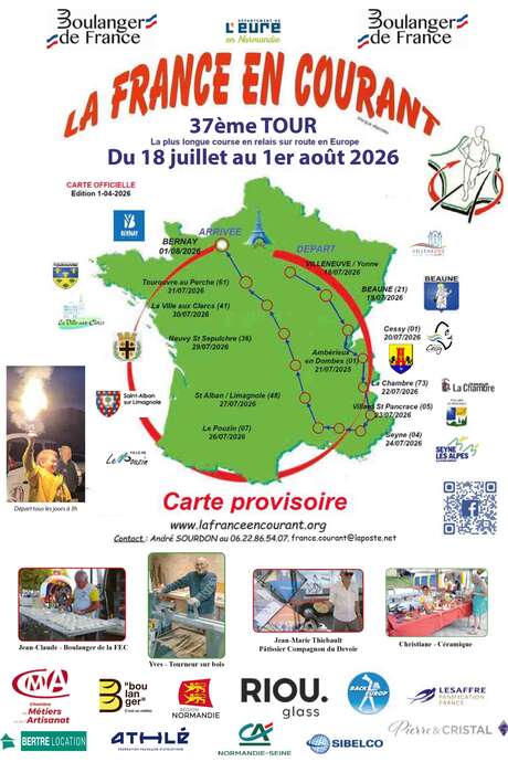 Passage de La France en courant