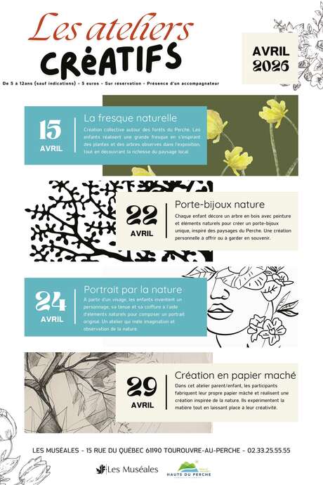 Ateliers créatifs  5-12 ans