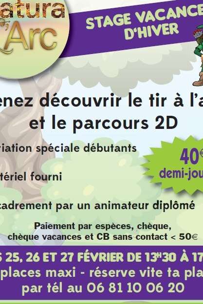 Stage vacances d'hiver Natura l'arc