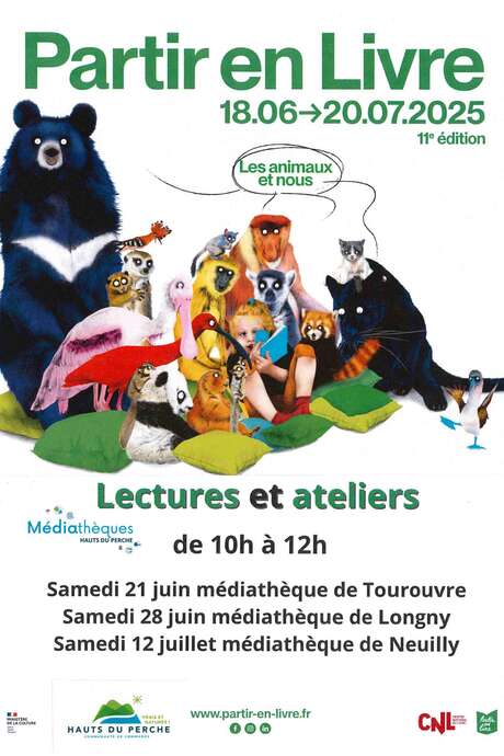 Lectures et ateliers autour des animaux