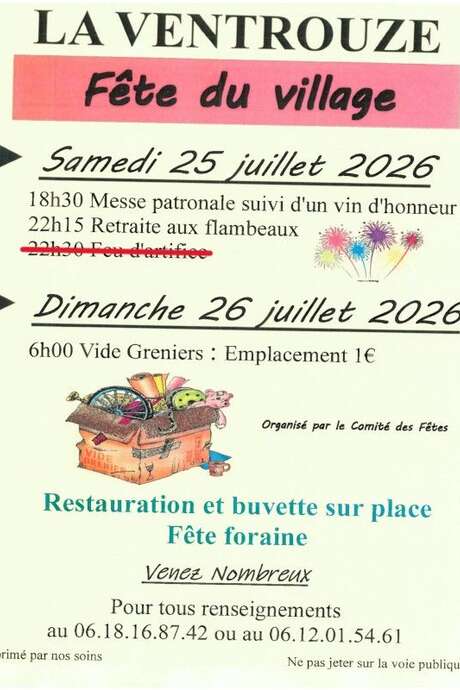 La Ventrouze : Fête du Village