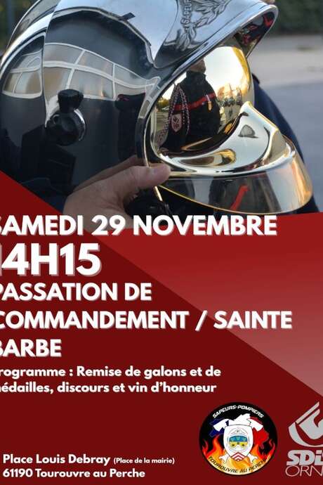 Sainte Barbe des sapeurs pompiers de Tourouvre au Perche