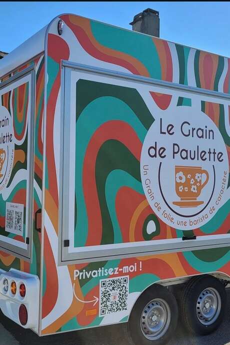 Le foodtruck le_grain_de_paulette s’installe à la Maison du Parc cet été (les mercredis et vendredis) !
