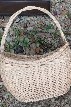 Fabrication d'un panier ovale avec Brin de panier