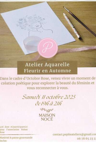 Ateliers aquarelle à la Maison Nocé
