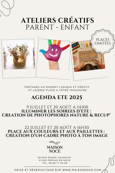 Ateliers créatifs
