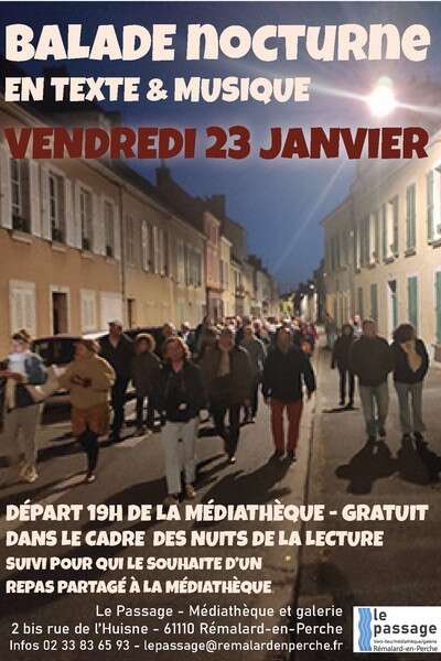 Balade nocturne en texte & musique