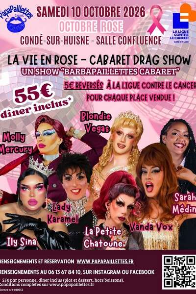 Soirée Cabaret Drag Show - La vie en rose